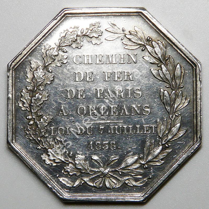 Chemin de fer de Paris  Orlans - 1838