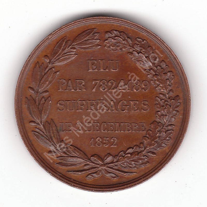 Napoléon III - Election de 1852 - DANTZELL Napoléon III - Election de 1852 - DANTZELL