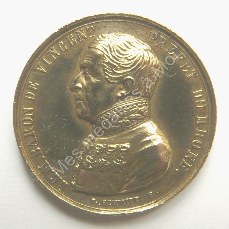 Louis-Charles-Marie de VINCENT - Prfet du Rhne (1) - 1851