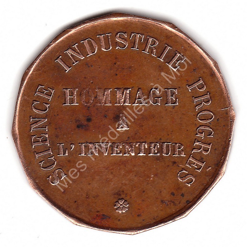 Victor Doublet - Hommage  l'inventeur - (ca 1874)