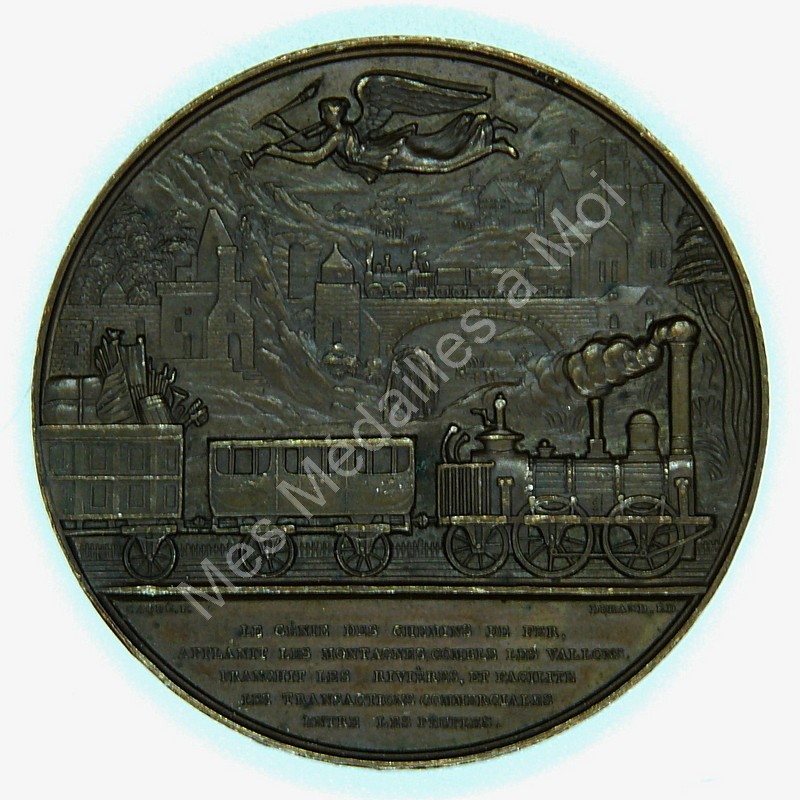 Hommage  la vapeur - Caqu - 1843