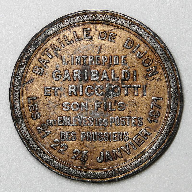 Guerre de 1870 - 1871 - Bataille de Dijon - Garibaldi