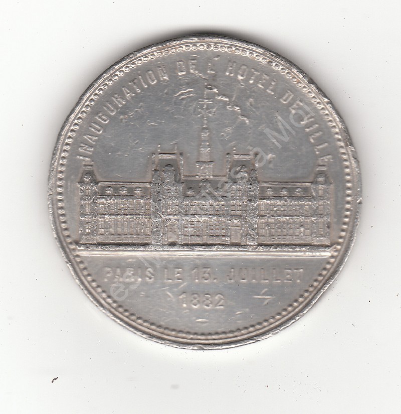 Inauguration de l'Htel de Ville de Paris 1882