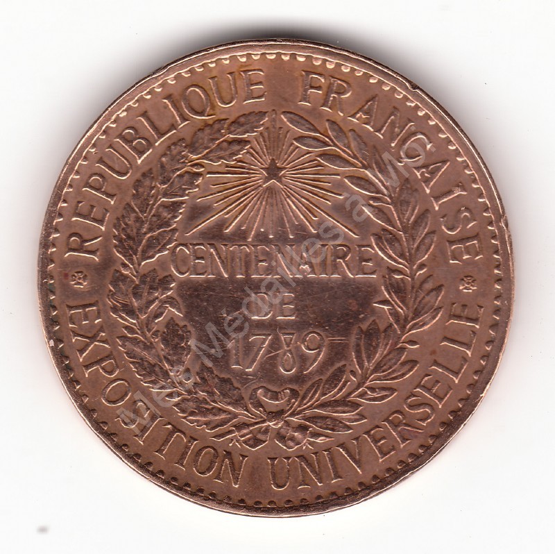 Rgie des monnaies - centenaire de 1789