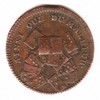 Jeton de jeu suédois en français - 1795 Jeton de jeu suédois en français - 1795