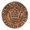 Jeton de compte à la couronne. XV°S. Jeton de compte à la couronne. XV°S.