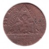 Half-penny - Prince of Wales - 1794 - Jeton maçonnique Half-penny - Prince of Wales - 1794 - Jeton maçonnique