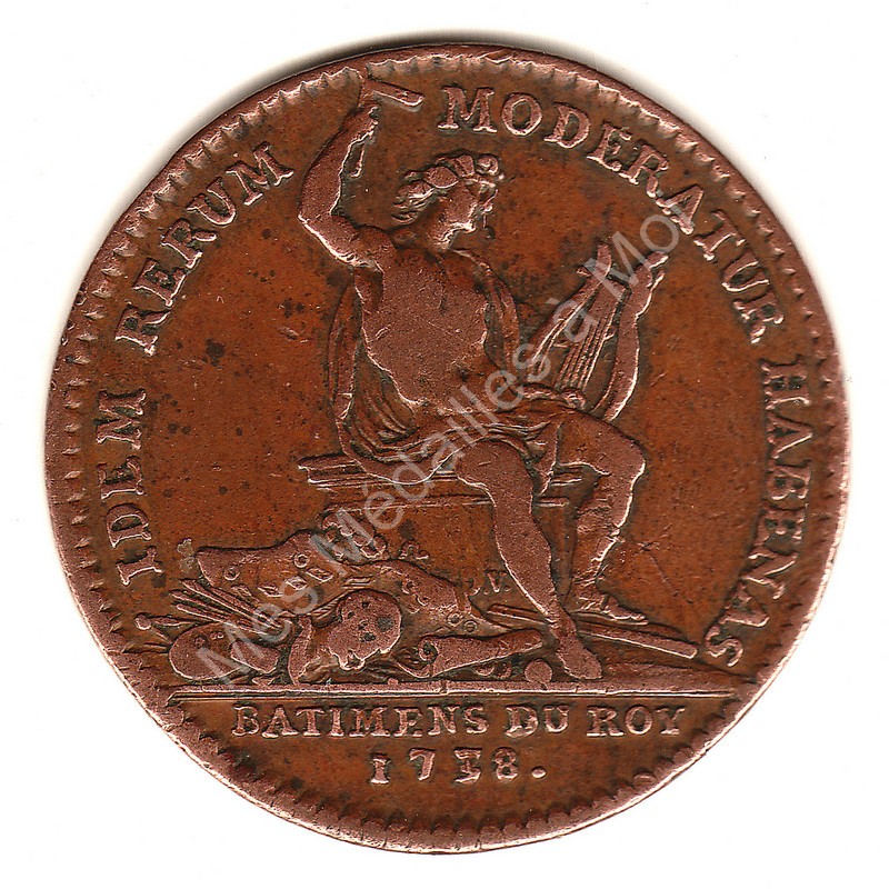 Louis XV - Btiments du Roi - 1738