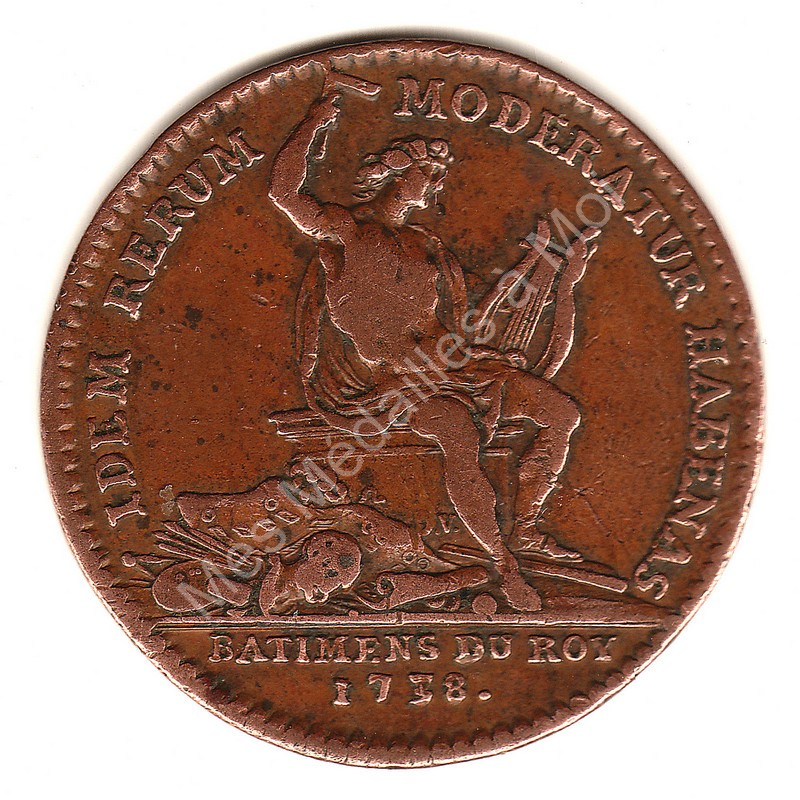 Louis XV - Bâtiments du Roi - 1738 Louis XV - Bâtiments du Roi - 1738