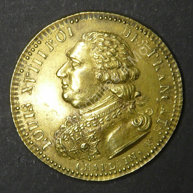 Louis XVIII - Paix et commerce - 1814