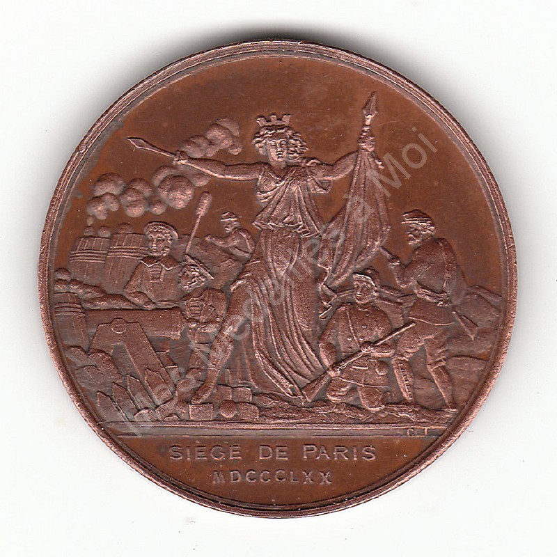 Sige de Paris de 1870 - Jeton de prsence