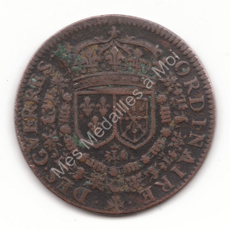 Louis XIV - Ordinaire des guerres - 1658 Louis XIV - Ordinaire des guerres - 1658
