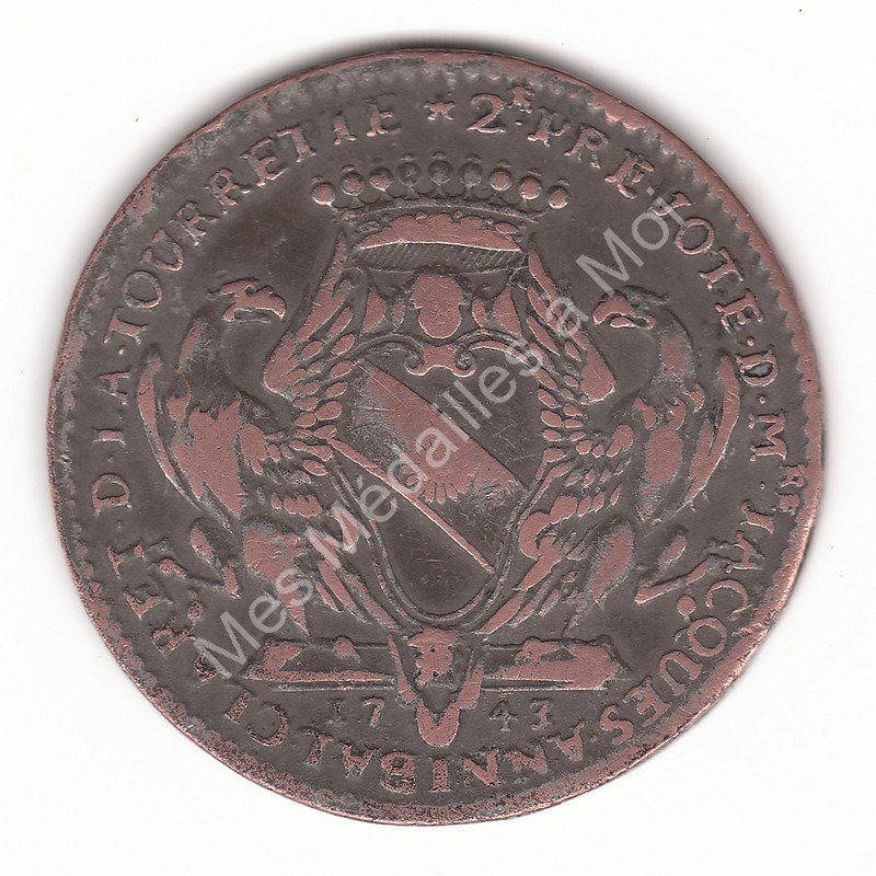 Lyon - Jacques-Annibal Claret de la Tourette, 2ème prévôté - 1743 Lyon - Jacques-Annibal Claret de la Tourette, 2ème prévôté - 1743