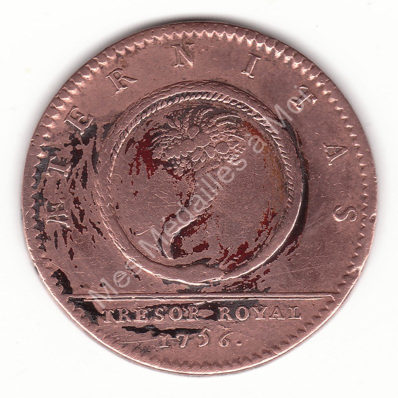 Louis XV - Trésor Royal - 1756 Louis XV - Trésor Royal - 1756