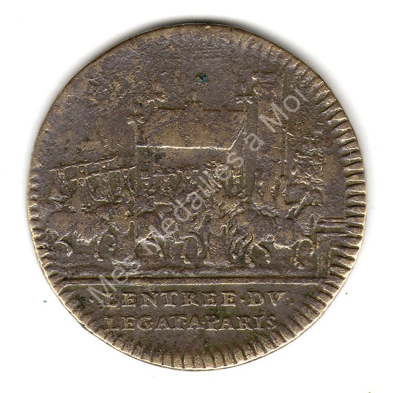 Louis XIV et Marie Thérèse d'Autriche - Entrée du Légat à Paris - ca 1660 - Louis XIV et Marie Thérèse d'Autriche - Entrée du Légat à Paris - ca 1660 -