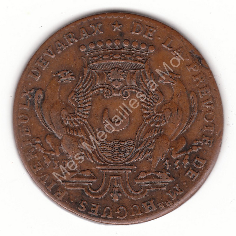 Consulat de Lyon - Hugues Riverieulx de Varax - 1745 Consulat de Lyon - Hugues Riverieulx de Varax - 1745