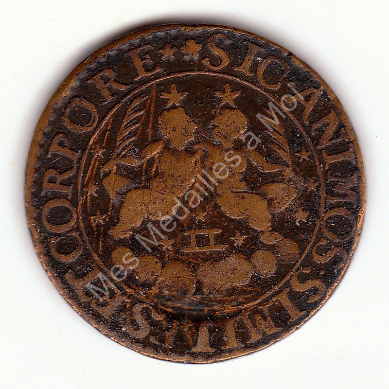 LOUIS XIII - type double tournois - (ca 1650) LOUIS XIII - type double tournois - (ca 1650)