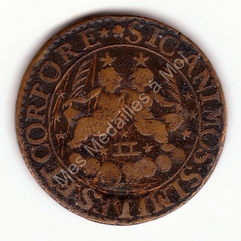 LOUIS XIII - type double tournois - (ca 1650)