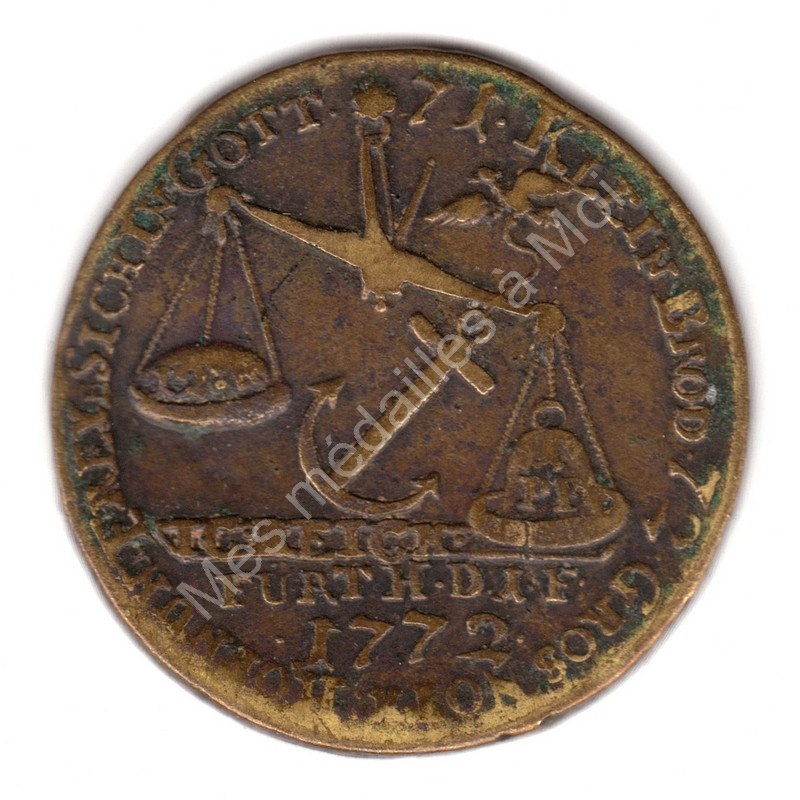 Louis XV - FÜRTH - Prix du pain - 1772 Louis XV - FÜRTH - Prix du pain - 1772