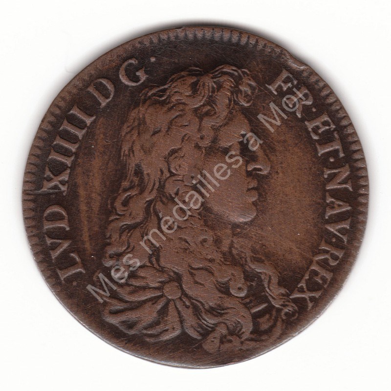 Louis XIV - Type du Trésor Royal - 1666 Louis XIV - Type du Trésor Royal - 1666