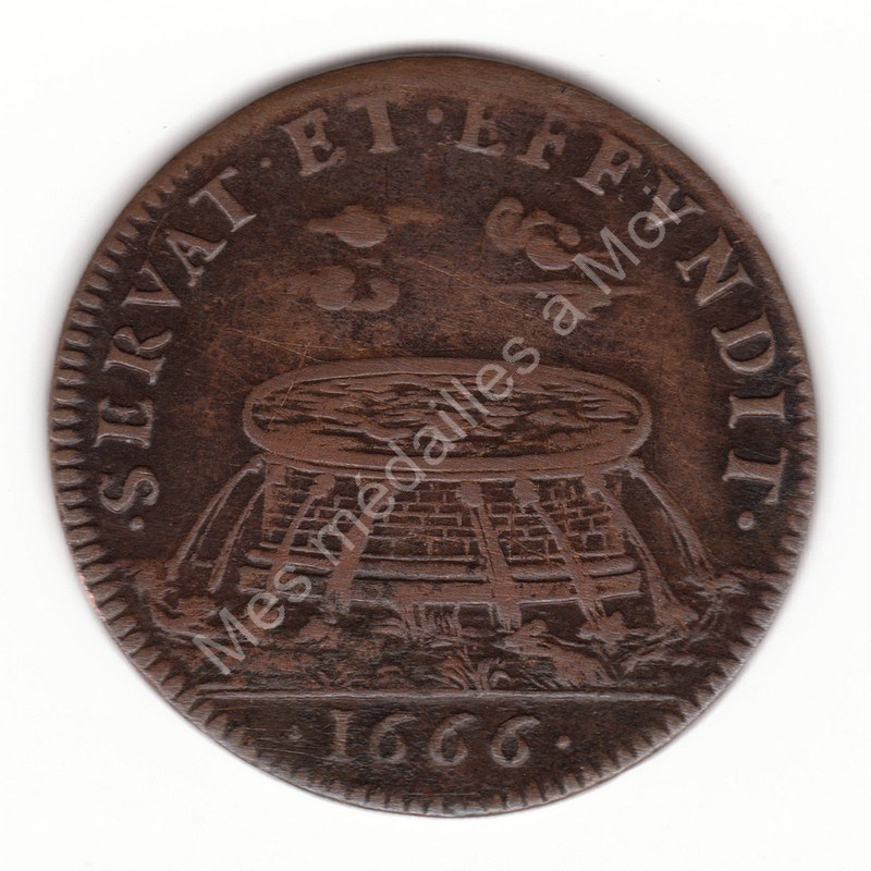 Louis XIV - Type du Trésor Royal - 1666 Louis XIV - Type du Trésor Royal - 1666
