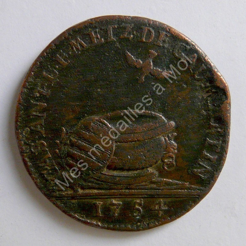 Metz de Caumartin - Baptême de son fils - 1754 Metz de Caumartin - Baptême de son fils - 1754