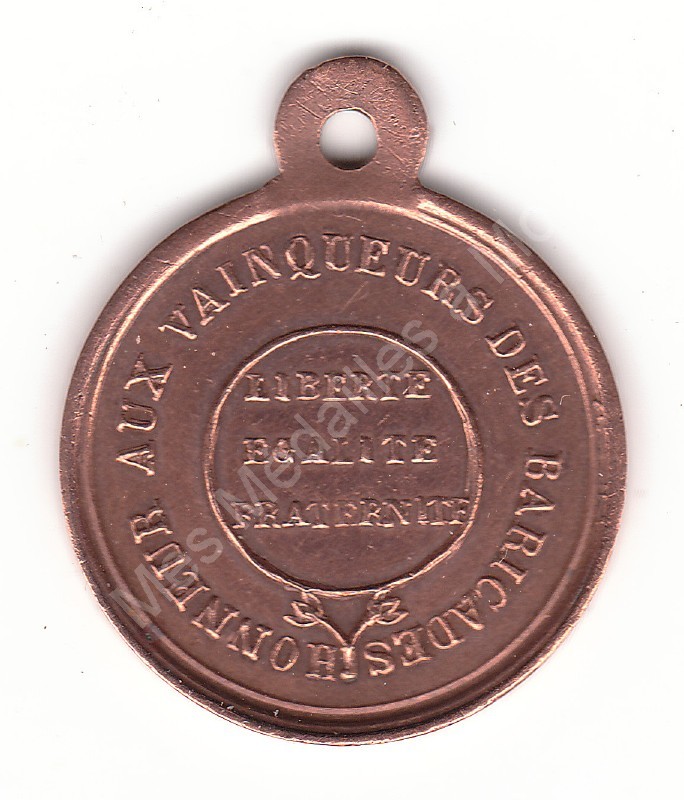 Honneur aux vainqueurs des baricades (sic) Honneur aux vainqueurs des baricades (sic)