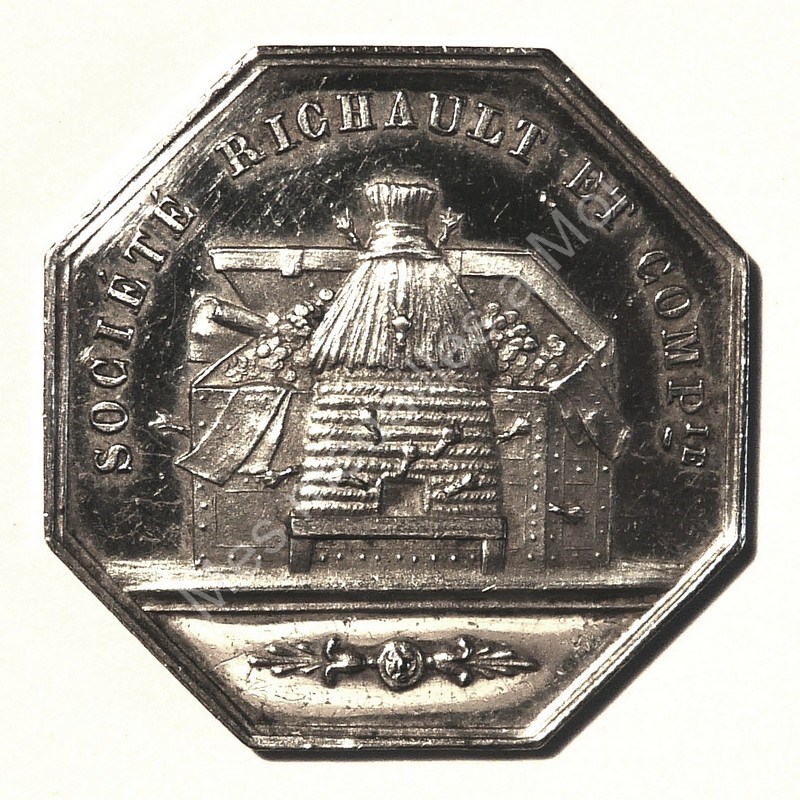 Sté RICHAULT et Cie - Comptoir d'Escompte d'Orléans - 1854 Sté RICHAULT et Cie - Comptoir d'Escompte d'Orléans - 1854