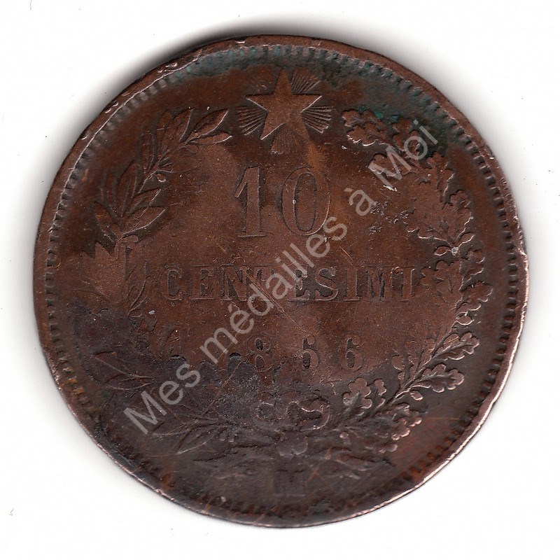 Le PICOTIN Apéritif sur 10 Centesimi Royaume d'Italie Victor Emmanuel II - 1866 Le PICOTIN Apéritif sur 10 Centesimi Royaume d'Italie Victor Emmanuel II - 1866