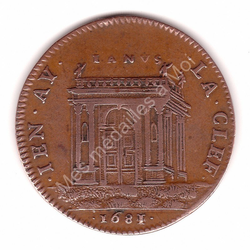 Louis XIV - Fermeture du temple de Janus - 1681 Louis XIV - Fermeture du temple de Janus - 1681