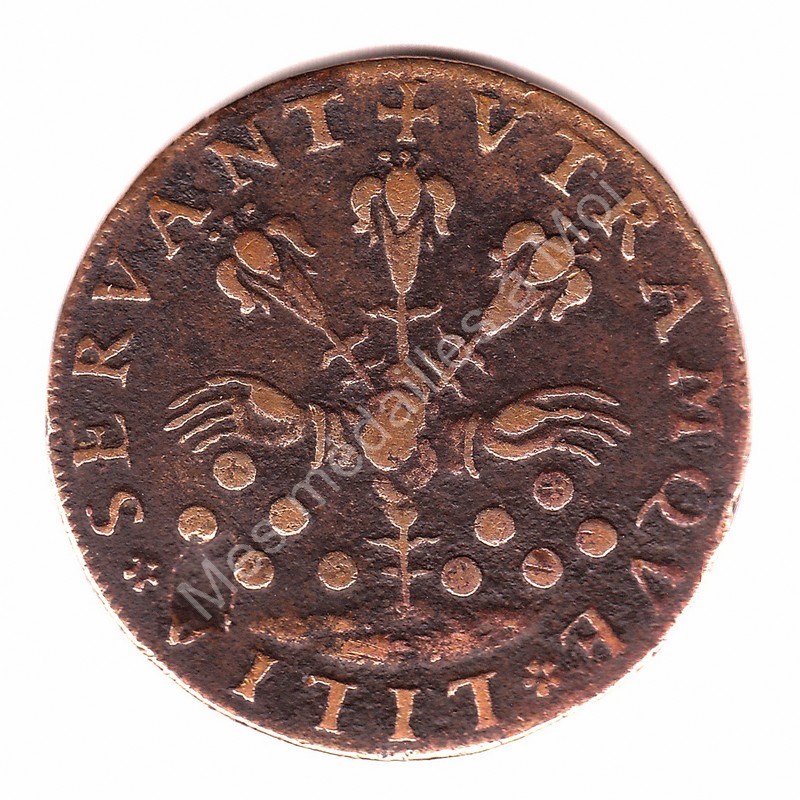 Louis XIII- Chambre des monnaies - (ca 1639 ?) - Jeton banal des monnayeurs (var) Louis XIII- Chambre des monnaies - (ca 1639 ?) - Jeton banal des monnayeurs (var)