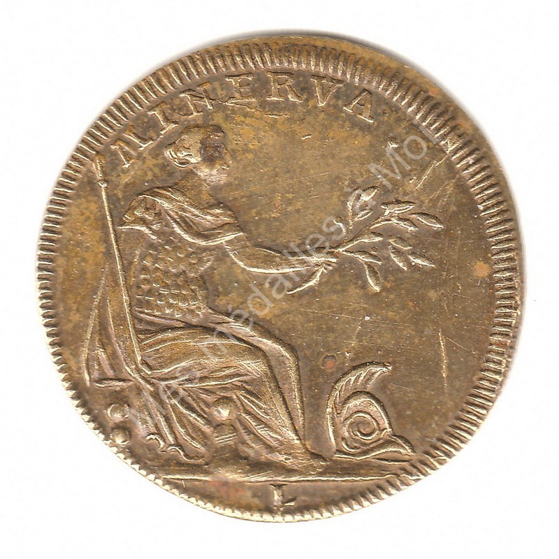 Jeton de jeu allemand - Minerve - (1797?) Jeton de jeu allemand - Minerve - (1797?)