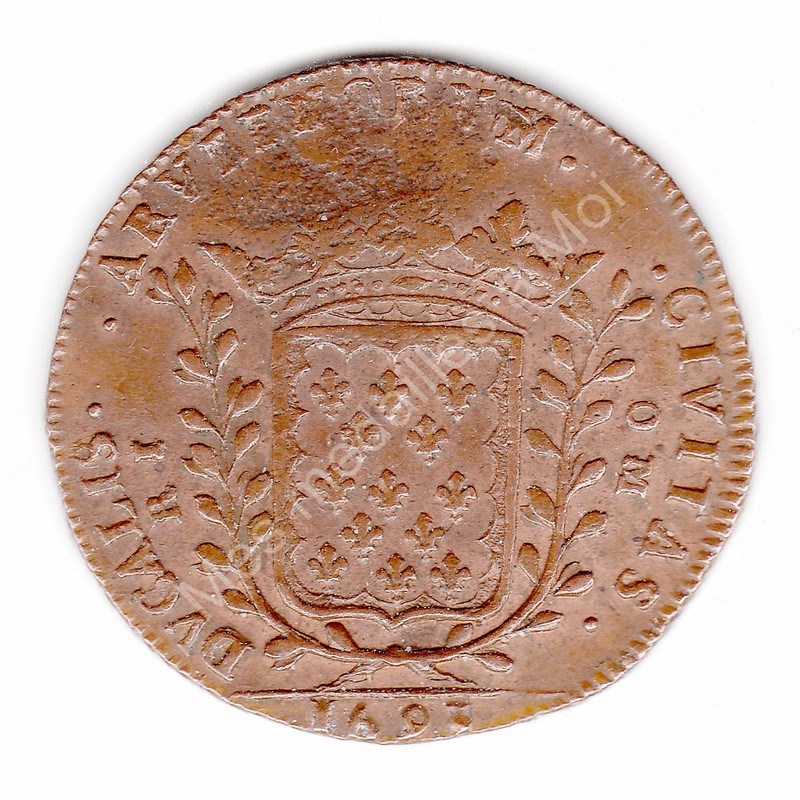 Auvergne - de Combe - Prvot de la monnaie de Riom - 1693 (2)