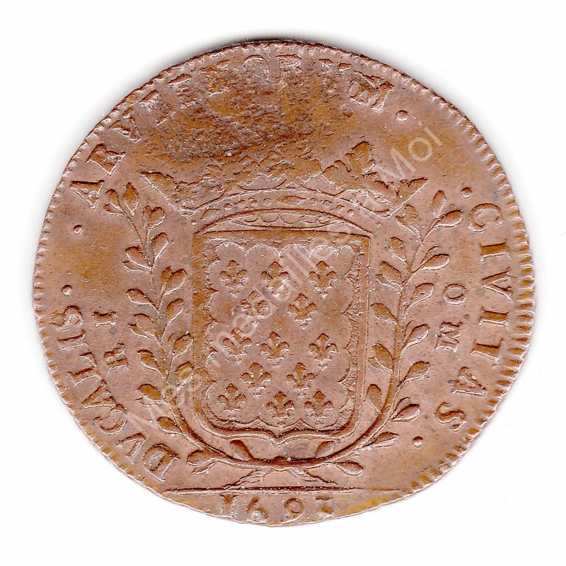 Auvergne - de Combe - Prévot de la monnaie de Riom - 1693 (2) Auvergne - de Combe - Prévot de la monnaie de Riom - 1693 (2)