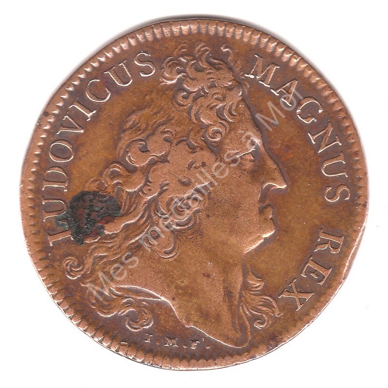 Louis XIV - Trésor Royal - 1708 Louis XIV - Trésor Royal - 1708