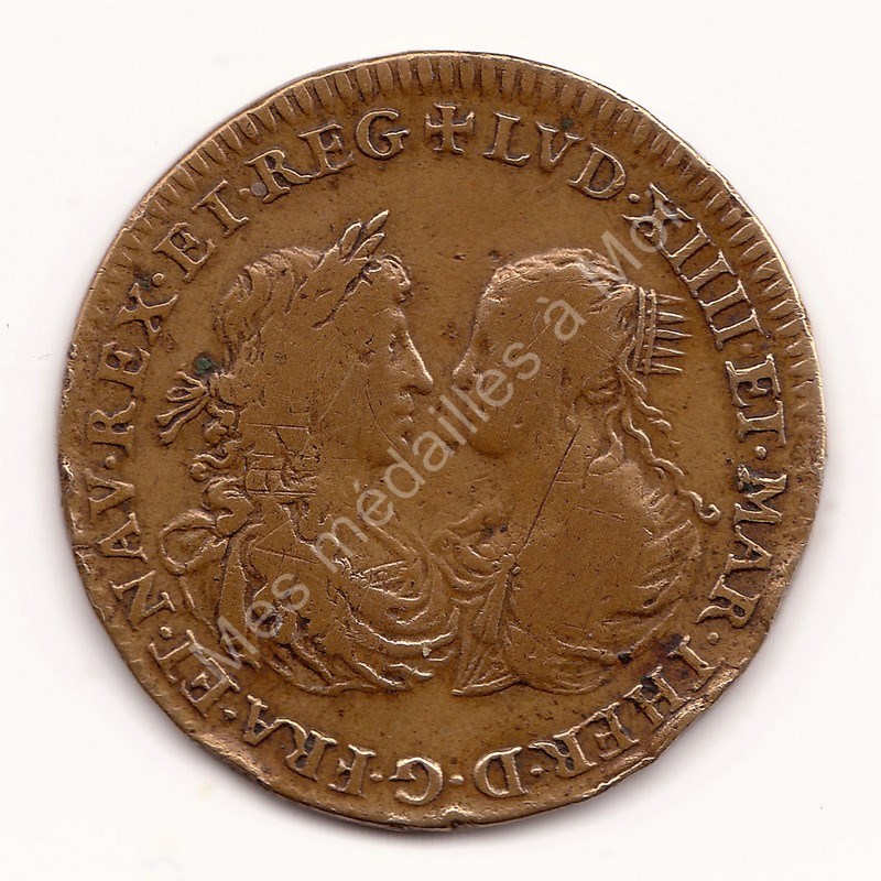 Louis XIV - Marie-Thérèse d'Autriche - Mariage du Roi - (ca 1660) Louis XIV - Marie-Thérèse d'Autriche - Mariage du Roi - (ca 1660)