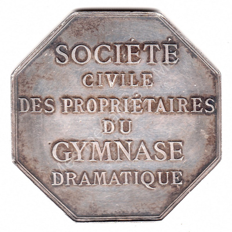 Société du Gymnase Dramatique - (ca 1865) Société du Gymnase Dramatique - (ca 1865)