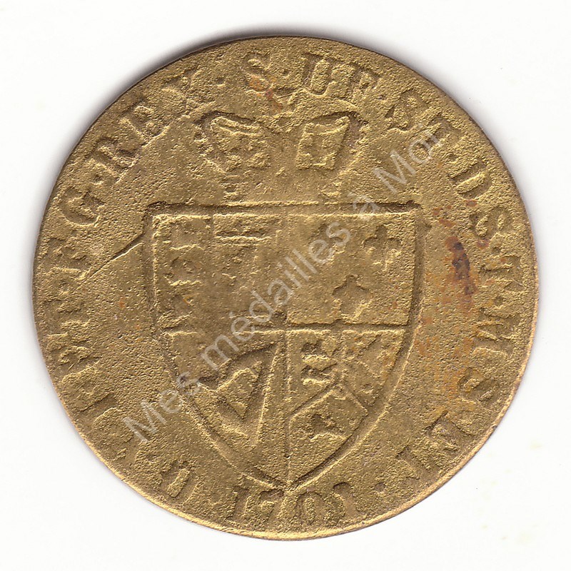 Spade guinea 1701 - (ca 1800) Spade guinea 1701 - (ca 1800)