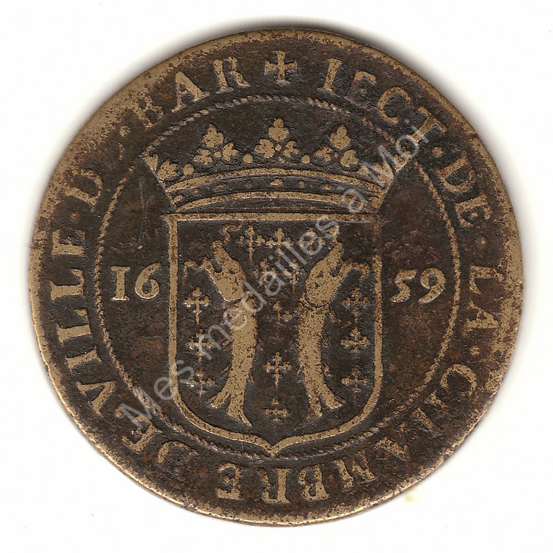 Lorraine - Charles IV - Ville de Bar - 1659 Lorraine - Charles IV - Ville de Bar - 1659
