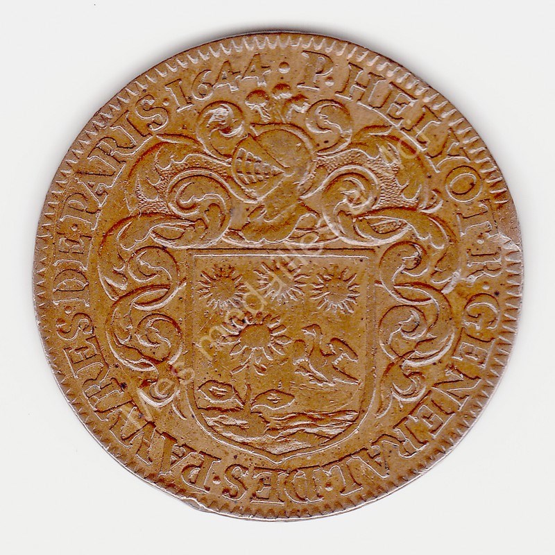 Pierre Helyot - Receveur général des pauvres - 1644 Pierre Helyot - Receveur général des pauvres - 1644