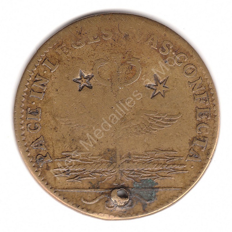 Louis XIV - Ville de Nimègue - Contremarque étoiles - (1678) Louis XIV - Ville de Nimègue - Contremarque étoiles - (1678)