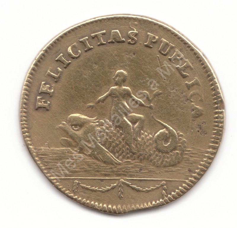 Louis XVI dauphin et dauphin - Nuremberg
FELICITAS PUPLICA (sic) Louis XVI dauphin et dauphin - Nuremberg
FELICITAS PUPLICA (sic)