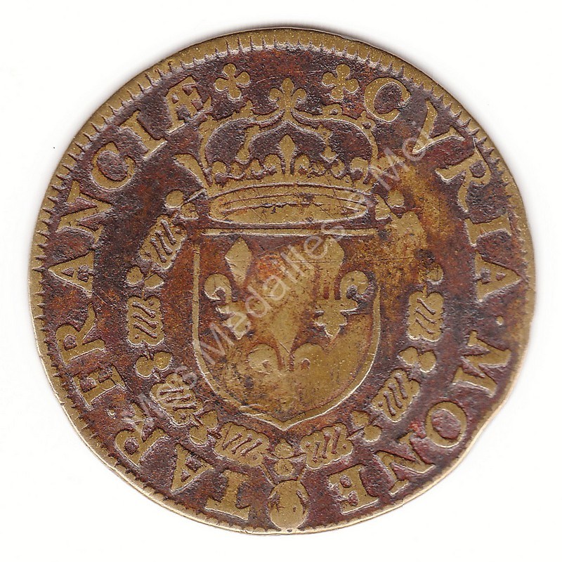Henri III - Cour des Monnaies de Paris - 1577 Henri III - Cour des Monnaies de Paris - 1577