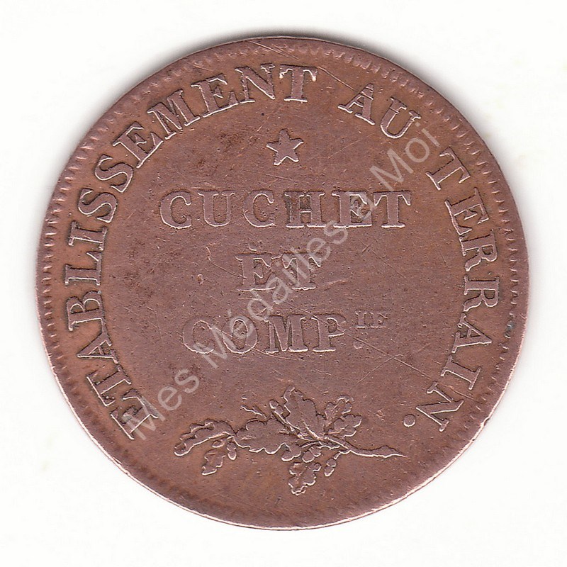Cuchet et Cie - Eau clarifiée 1 voie - 1807 Cuchet et Cie - Eau clarifiée 1 voie - 1807
