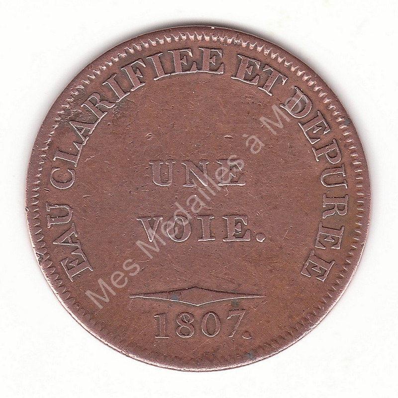 Cuchet et Cie - Eau clarifiée 1 voie - 1807 Cuchet et Cie - Eau clarifiée 1 voie - 1807