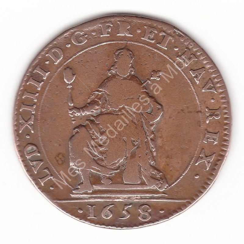 Louis XIV - Deniers Revenans Bons - 1658 Louis XIV - Deniers Revenans Bons - 1658