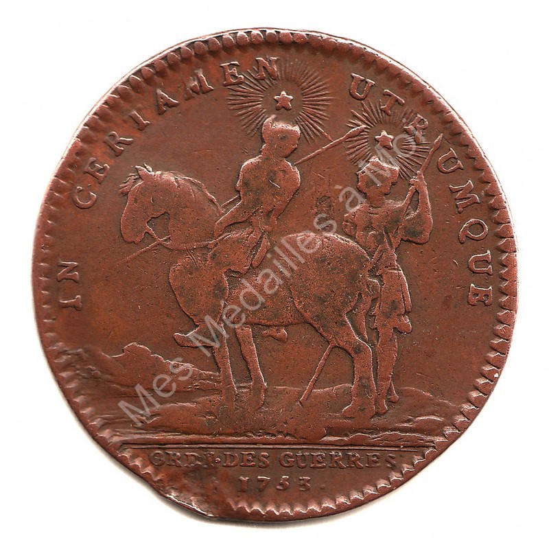 Louis XV - Ordinaire des guerres - 1753 Louis XV - Ordinaire des guerres - 1753