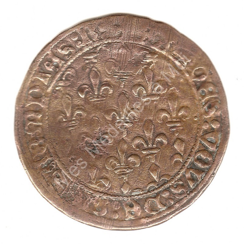 Jeton banal du Dauphiné - Légende normale - fin XV° Jeton banal du Dauphiné - Légende normale - fin XV°