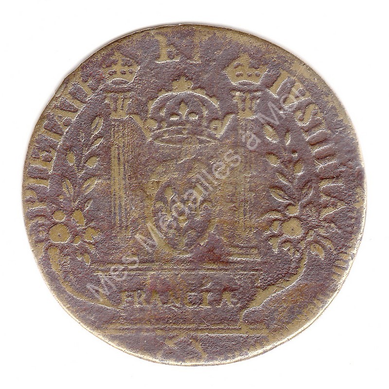 Charles XIX - Jeton hybride non référencé - (ca 1565) Charles XIX - Jeton hybride non référencé - (ca 1565)