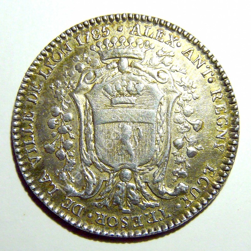 Lyon - Alexis-Antoine Regny - Trésorier général et receveur - 1785 Lyon - Alexis-Antoine Regny - Trésorier général et receveur - 1785